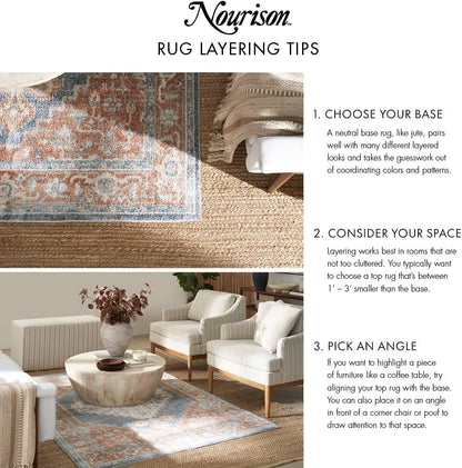 Positano Yellow 8' x 10' Area Rug - Easy Clean, Non Shedding, Bed Room, Living Room, Dining Room, Kitchen (8' x 10')