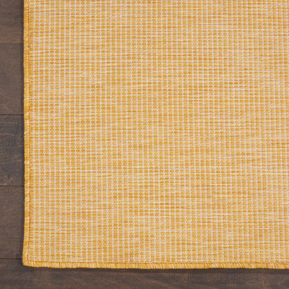 Positano Yellow 8' x 10' Area Rug - Easy Clean, Non Shedding, Bed Room, Living Room, Dining Room, Kitchen (8' x 10')