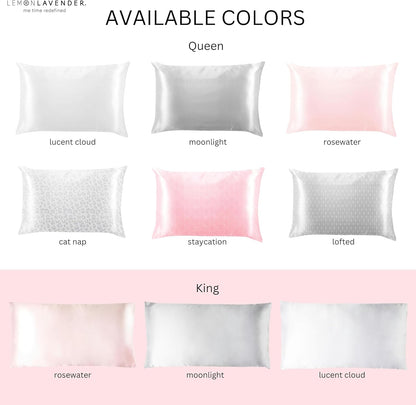 Luxe Satin Pillowcase 20" X 28" - Lofted (Queen)