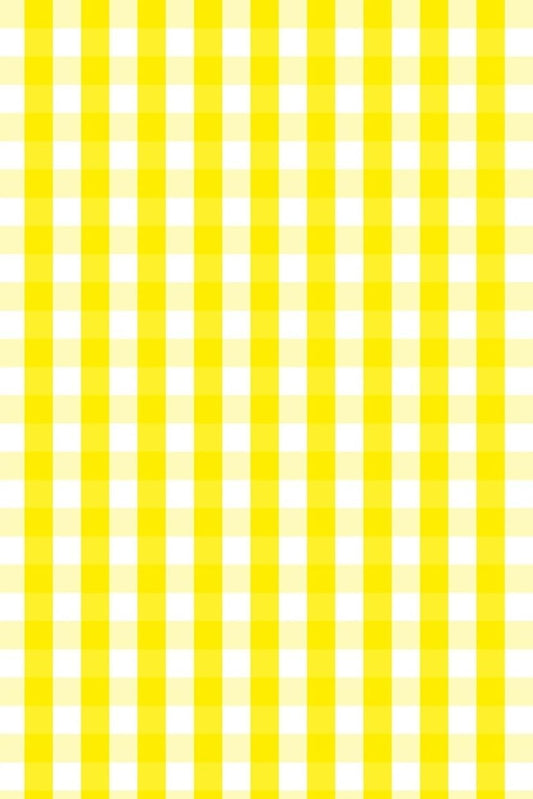 Vibrant Bright Yellow White Plaid Texture Waterproof Outdoor Area Rug 2x3 for Porch Patio Deck Garden Washable Non Skid Carpet Veranda Balcony Camping Foyer Poolside Rustic Minimalist Checkered Rugs
