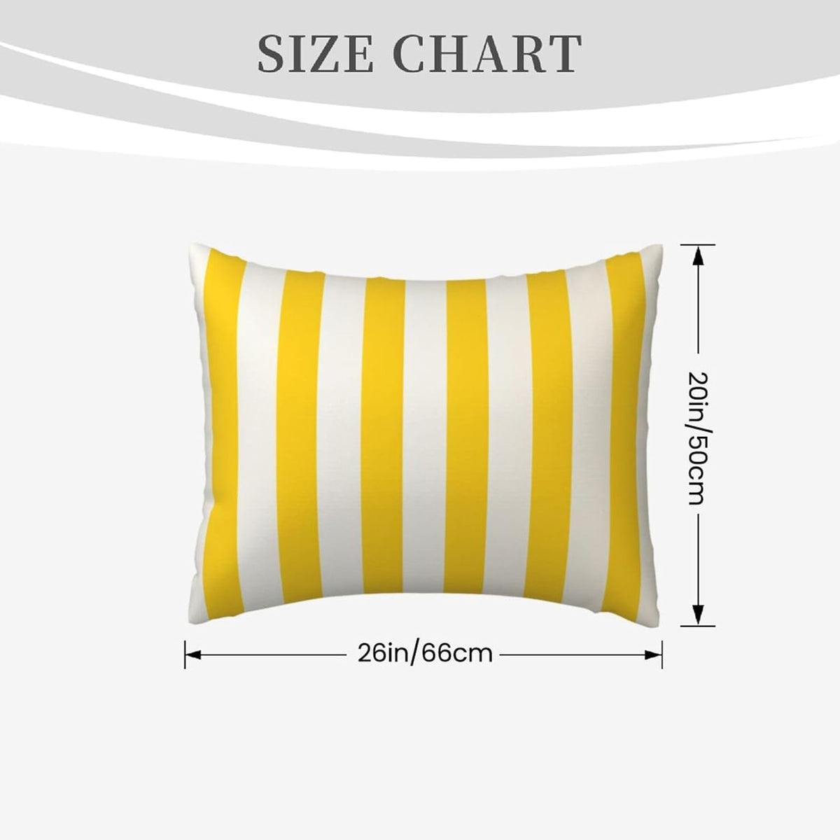 Lemon Yellow Stripes Pillow Cases Set of 2, Standard Pillowcase for Hair and Skin, Super Soft Bed Pillow Protector Covers with Hidden Zipper, 20x26 Inches Pillow Covers for Sleeping Gift