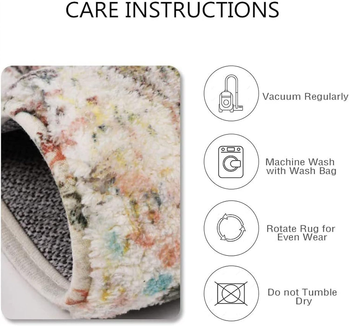 Bright Yellow Black Light Grey Modern Abstract Art Aesthetic Indoor Rugs 4x6 for Living Room Bedroom Dining Room Washable Non Shedding Faux Wool Soft Carpet Dorm Farmhouse Vibrant Geometric Area Rug