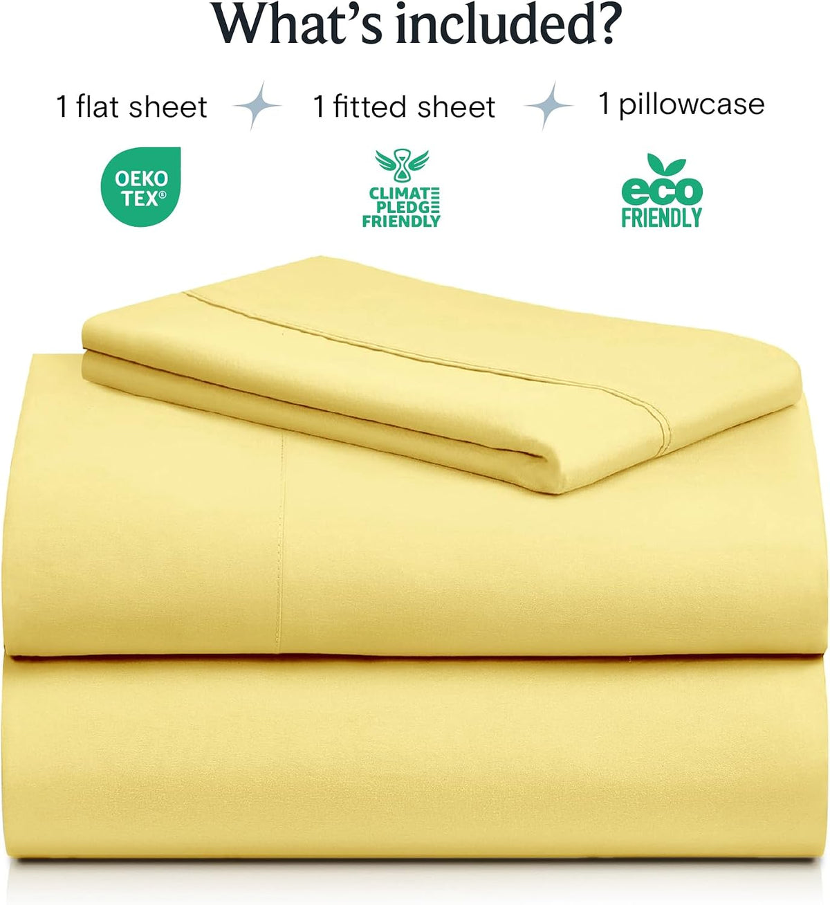 Twin XL Sheets Set, Cooling & Soft Deep Pocket Bed Sheets, 3PC