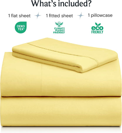 Twin XL Sheets Set, Cooling & Soft Deep Pocket Bed Sheets, 3PC