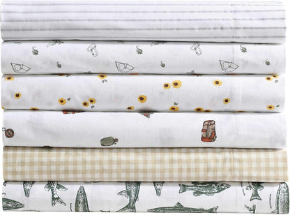 Twin Size Sheet Set with Fitted Sheet & Pillowcase