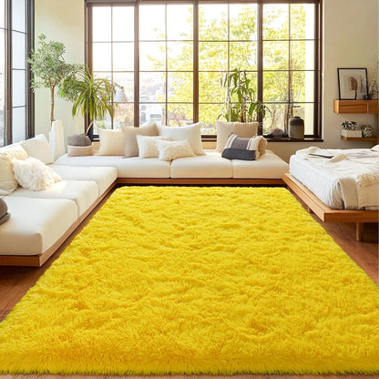 5x7ft Non-Slip Area Rugs,Shaggy Carpets for Living Room Thick Fluffy Rug
